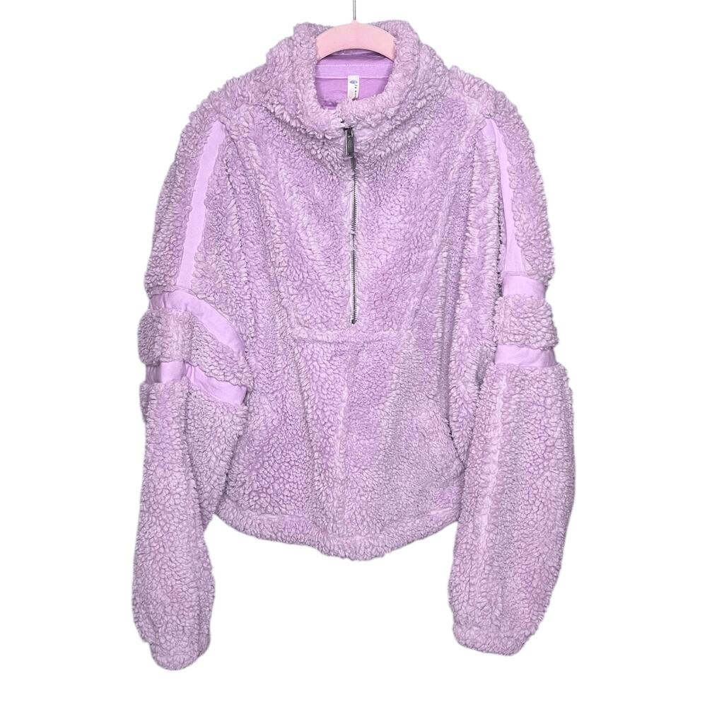 Free People Movement Nantucket Fleece Pullover Mexican Sage Size Small